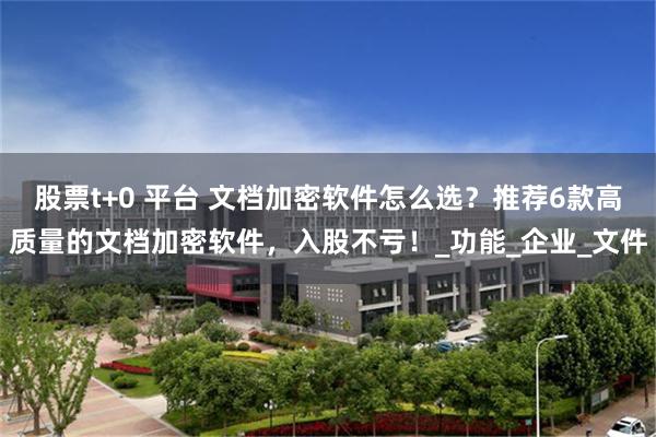 股票t+0 平台 文档加密软件怎么选？推荐6款高质量的文档加密软件，入股不亏！_功能_企业_文件