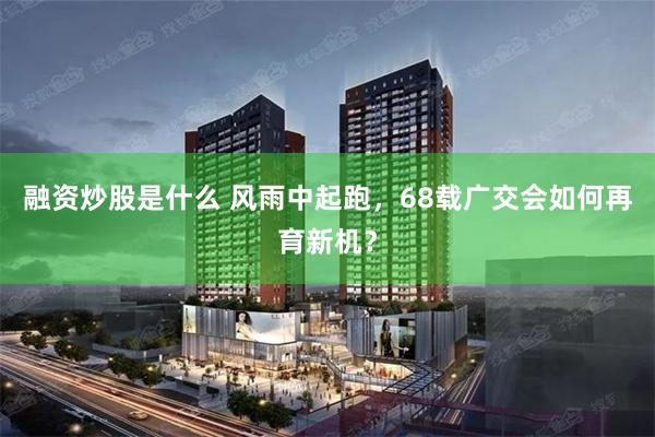 融资炒股是什么 风雨中起跑，68载广交会如何再育新机？