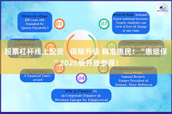 股票杠杆线上配资   保障升级 精准惠民！“惠琼保”2026版开放参保！