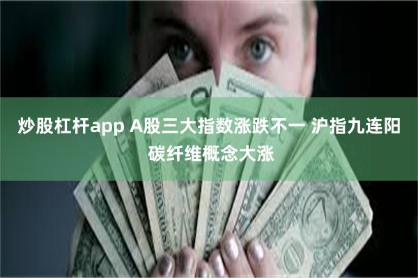 炒股杠杆app A股三大指数涨跌不一 沪指九连阳 碳纤维概念大涨