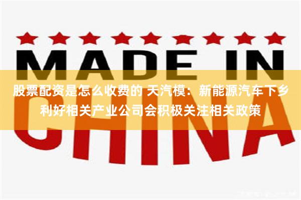 股票配资是怎么收费的 天汽模：新能源汽车下乡利好相关产业公司会积极关注相关政策