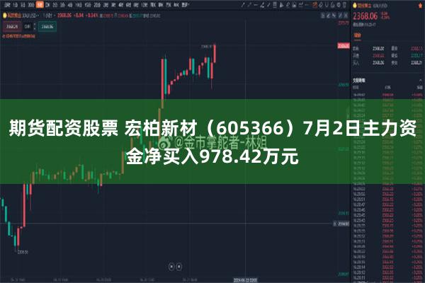 期货配资股票 宏柏新材（605366）7月2日主力资金净买入978.42万元