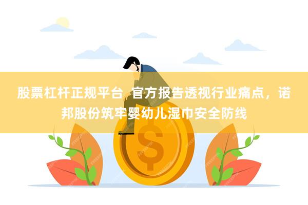 股票杠杆正规平台  官方报告透视行业痛点，诺邦股份筑牢婴幼儿湿巾安全防线