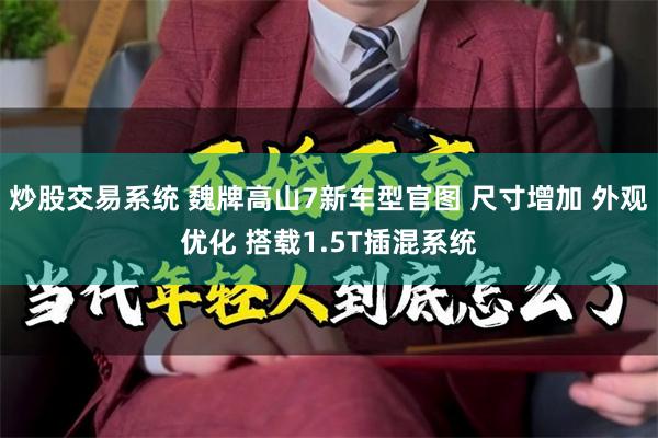炒股交易系统 魏牌高山7新车型官图 尺寸增加 外观优化 搭载1.5T插混系统