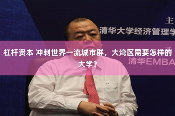 杠杆资本 冲刺世界一流城市群，大湾区需要怎样的大学？