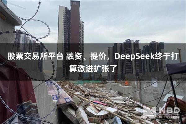 股票交易所平台 融资、提价，DeepSeek终于打算激进扩张了