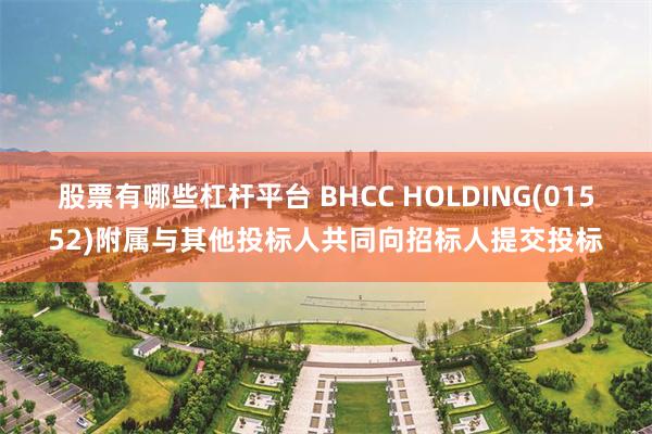 股票有哪些杠杆平台 BHCC HOLDING(01552)附属与其他投标人共同向招标人提交投标