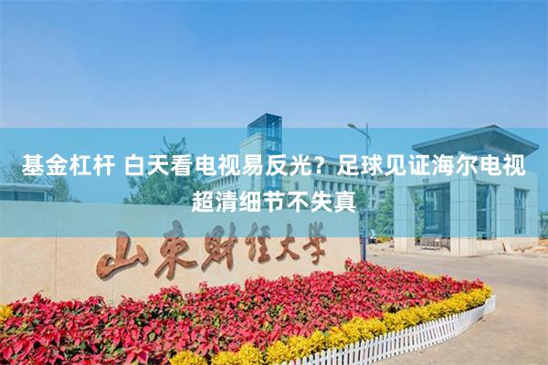 基金杠杆 白天看电视易反光？足球见证海尔电视超清细节不失真